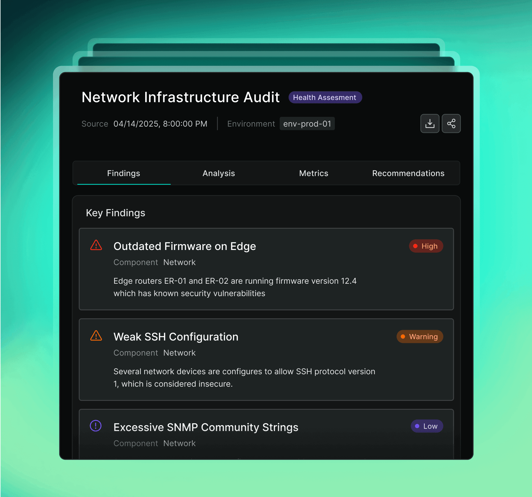 Infrastructure Audit Visual